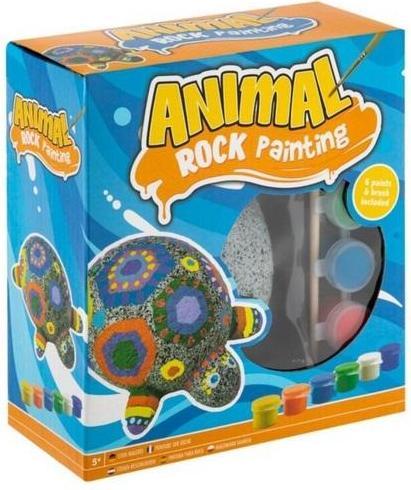 Actual product image Terra Natura Bodegas Stone painting turtle 8 pieces 12 cm