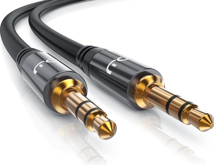 Produktbild Primewire AUX zu 3,5mm Klinke Audio Kabel, HiFi Klinkenkabel für Audiogeräte Premium Series (7.50 m, 3.5mm Klinke (AUX))