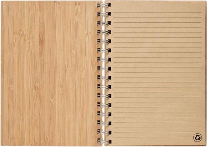 Produktbild MidOcean Notizbuch Bram Bambus A5 (A5, Liniert, Harter Einband)