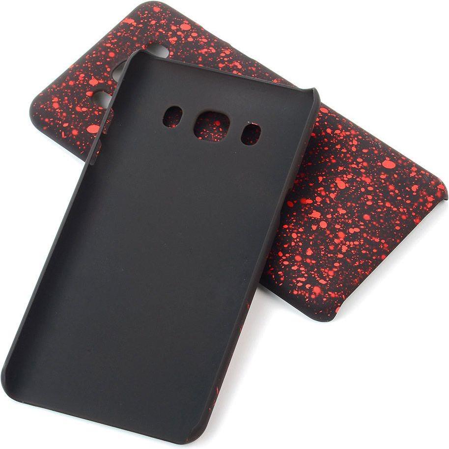 Thumbnail - König Design Handy Hülle Schutz Case Bumper Etuis für Samsung Galaxy J5 2016 3D Sterne Rot (Samsung Galaxy J5 (2016)), S...