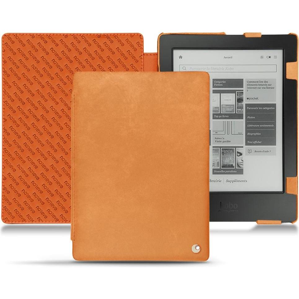 Noreve Lederschutzhülle horizontal (Aura H2O), Tablet Hülle, Orange
