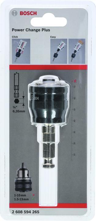 Actual product image Bosch Adapter for PC Plus mandrel 7/16 inch, 11 mm (11 millimetres)