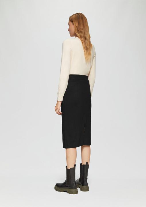 Image du produit S.Oliver Rock Elastischer Midi-Strickrock im Slim Fit (40)
