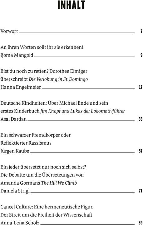 Produktbild Canceln (Deutsch, Adrian Daub, Asal Dardan, Georg M. Oswald, Hanna Engelmeier, Jürgen Kaube, 2023)