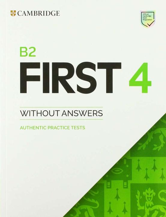 Produktbild B2 First 4 Student's Book without Answers (Englisch, Cambridge University Press, 2020)