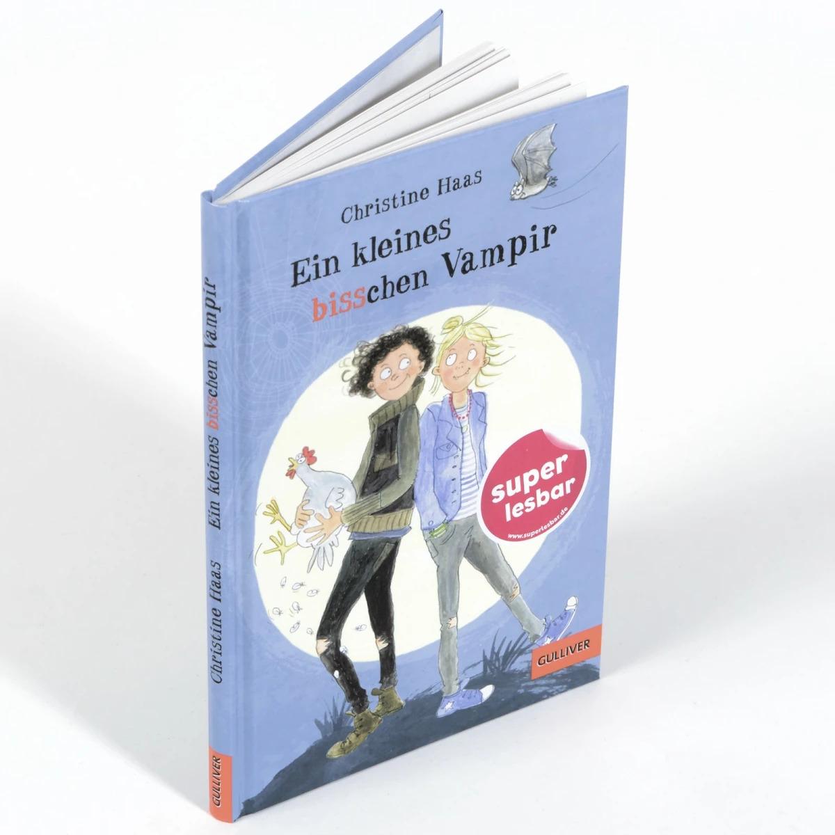 Thumbnail - Ein kleines bisschen Vampir, Kinderbücher von Christine Haas