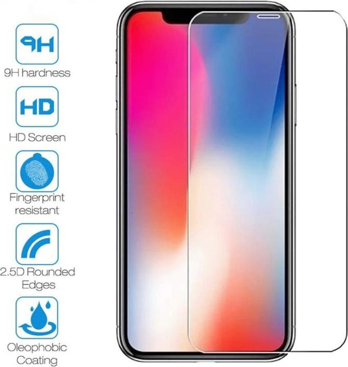 Produktbild Screenguard Apple iPhone X Panzerglas Schutzfolie Case Friendly Design (1 Stück, Apple iPhone X)