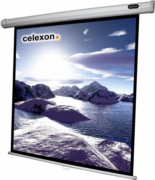 Actual product image Celexon Rollo Economy, Canvas, 1:1 (88.98", 1:1)