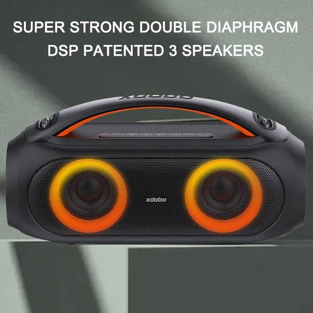 Actual product image PhoneLook Wireless Speaker Xdobo Vibe Plus Power Sound 80W IPX5 LED