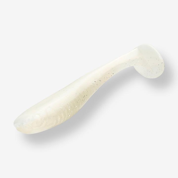 Produktbild Caperlan Gummifisch Yubari Fat Shad mit Lockstoff weiss (7.50 cm)