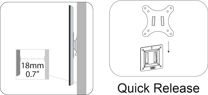 Actual product image Digitus DA-90303-1 (Wall, 32")
