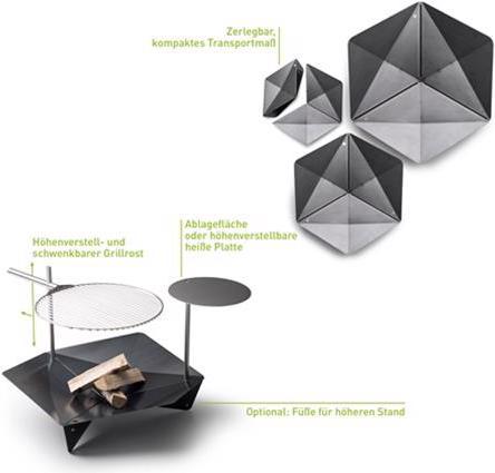 Produktbild Höfats Grillrost 55 zu Feuerschale TRIPLE