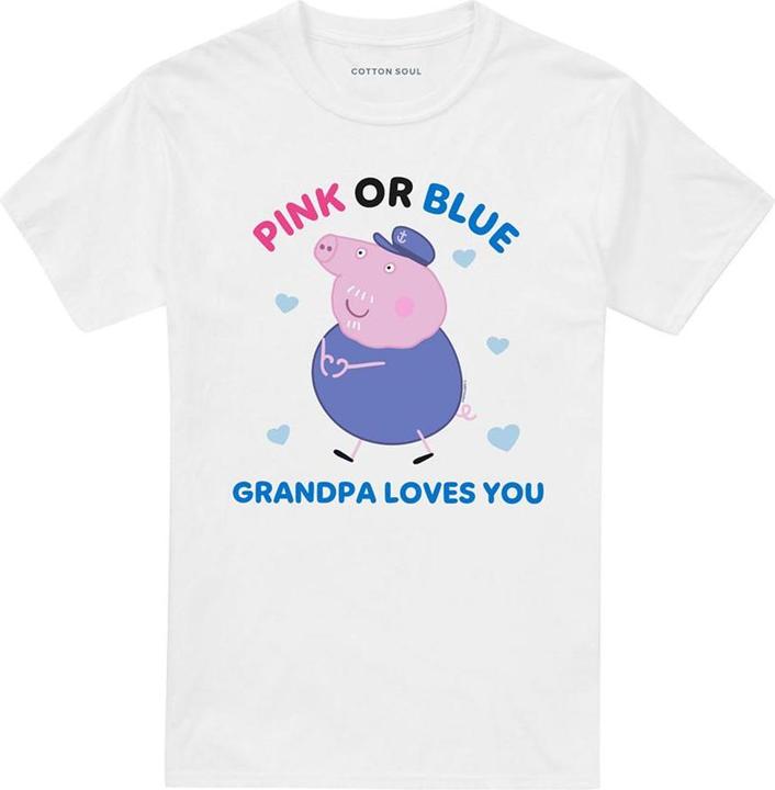 Produktbild Peppa Pig Pink Or Blue Grandma Pig Loves You TShirt (3XL)