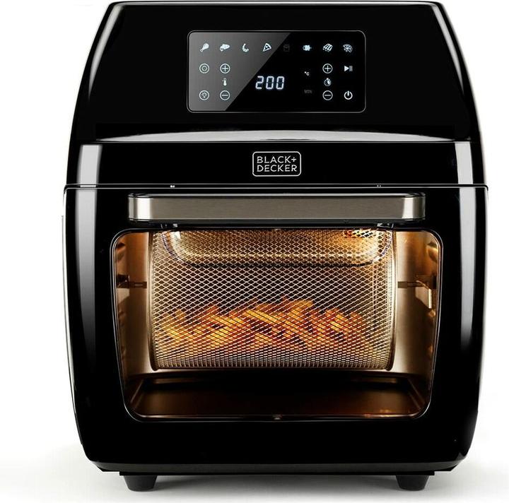 Image du produit Black & Decker Black+Decker BXAFO1200E - Friteuse à air chaud et four, 1700W, 12L