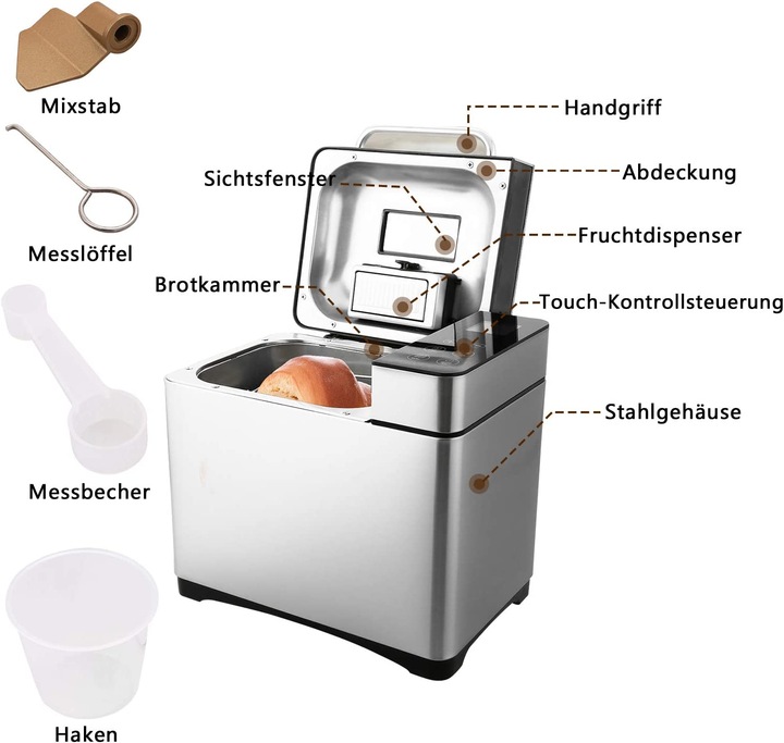 Produktbild Meykey Brotbackmaschine