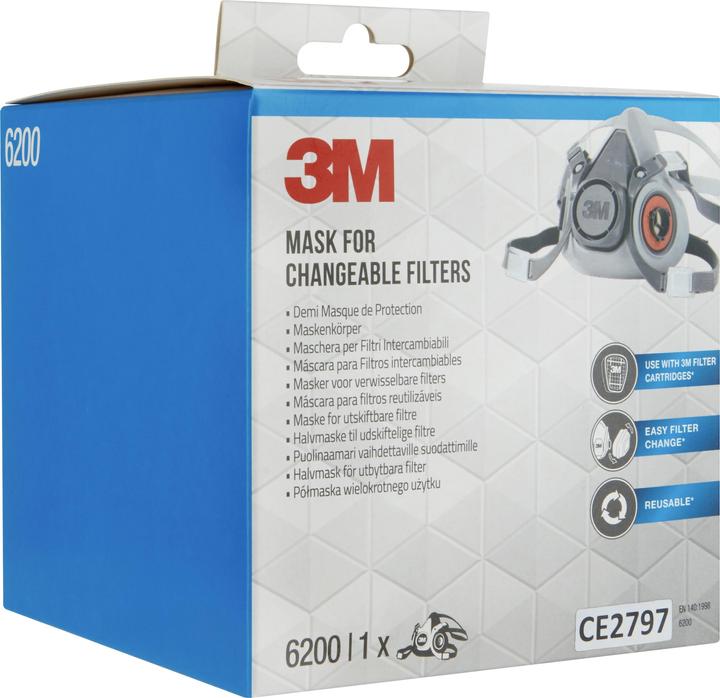 Produktbild 3M Atemschutz Halbmaske (1 x)