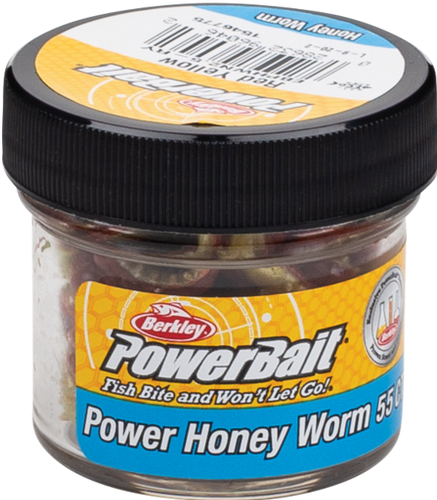 Powerbait Power Honey Worms Rosso Giallo (2.50 cm)