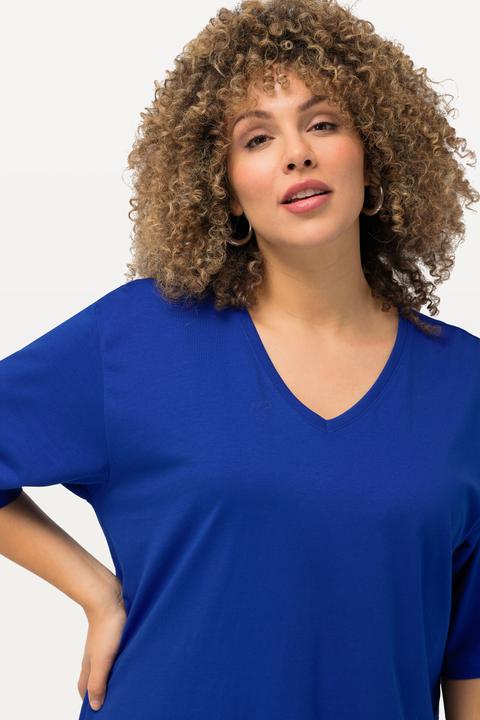 Produktbild Ulla Popken T-Shirt, V-Ausschnitt, Relaxed, Halbarm (46, 48)