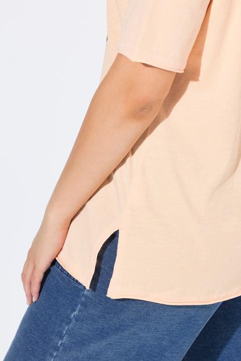 Produktbild Ulla Popken T-Shirt, Beverly Hills, Classic, V-Ausschnitt, Halbarm (54)
