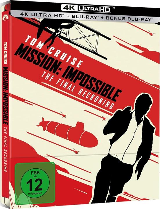 Mission Impossible 8 - 4K Steelbook Limitiert (Blu-ray 4k, Allemand, Anglais)