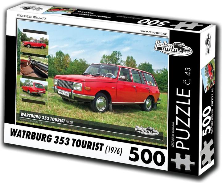 Produktbild Retro-auta Puzzle Nr. 43 Wartburg 353 Tourist (1976) 500 Teile (500 Teile)