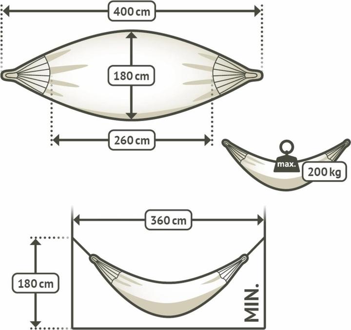 Actual product image La Siesta Hammocks (200 kg)