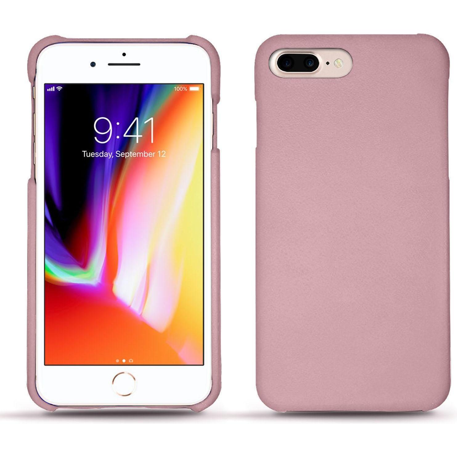 Thumbnail - Noreve Lederschutzhülle (Apple iPhone 8 Plus), Smartphone Hülle, Rosa