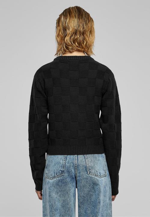 Produktbild Urban Classics Ladies Check Knit Sweater - 126785 (XL)