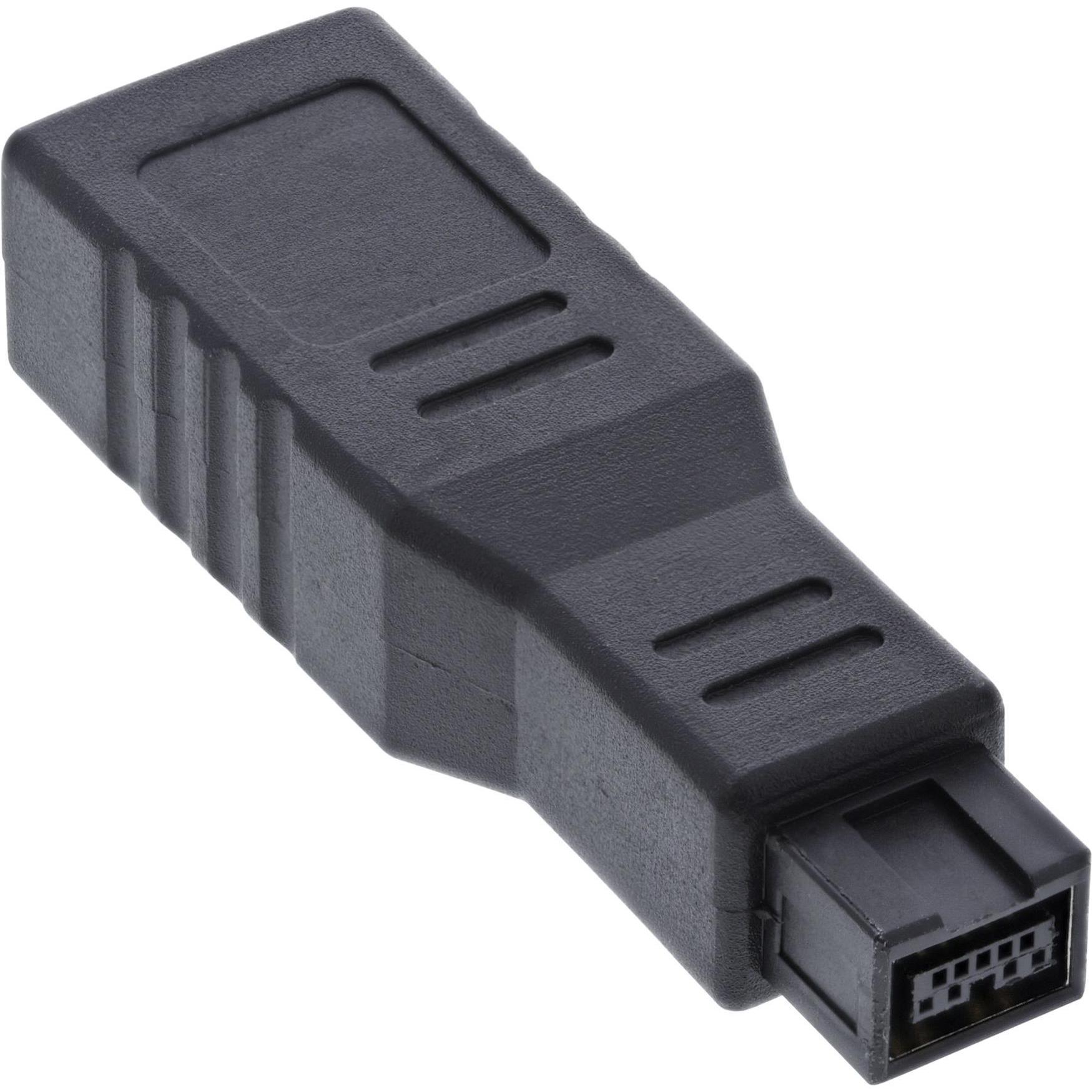 InLine FireWire Adapter (FireWire), Data + Video Adapter, Schwarz