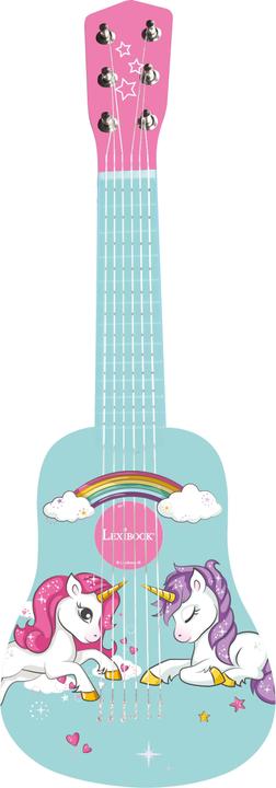 Lexibook Einhorn Meine erste Holz-Gitarre 21 Zoll / 53cm