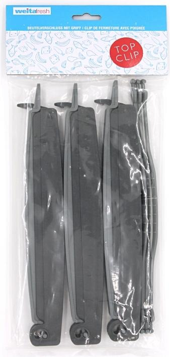 Produktbild Top Clip Beutelverschluss 29cm (3 x)