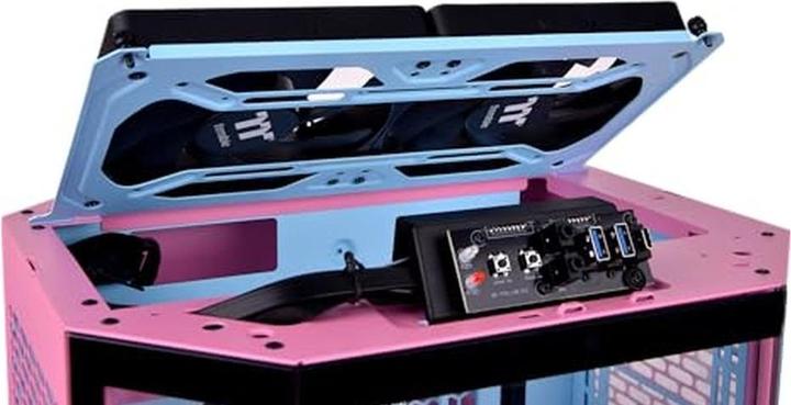Actual product image Thermaltake The Tower 300 Bubble Pink (mATX, Mini-ITX)
