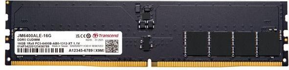 Image du produit Transcend DDR5 32GB PC 6400 CL52 JM6400ALE-32G, CUDIMM (1 x 32GB, 6400 MHz, RAM DDR5, DIMM)