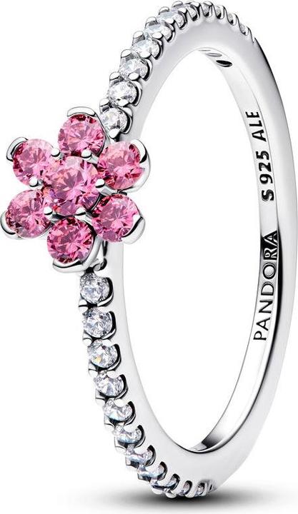 Produktbild Pandora Funkelnde Rosa Blume Ring (48)