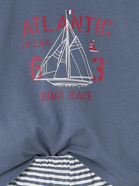 Produktbild Vertbaudet 2er-Pack Jungen Schlafanzüge mit Boot, Jersey (116)