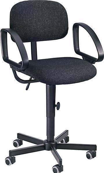Produktbild kaiserkraft Arbeitsdrehstuhl mit Kunstlederbezug (48 - 60 cm)