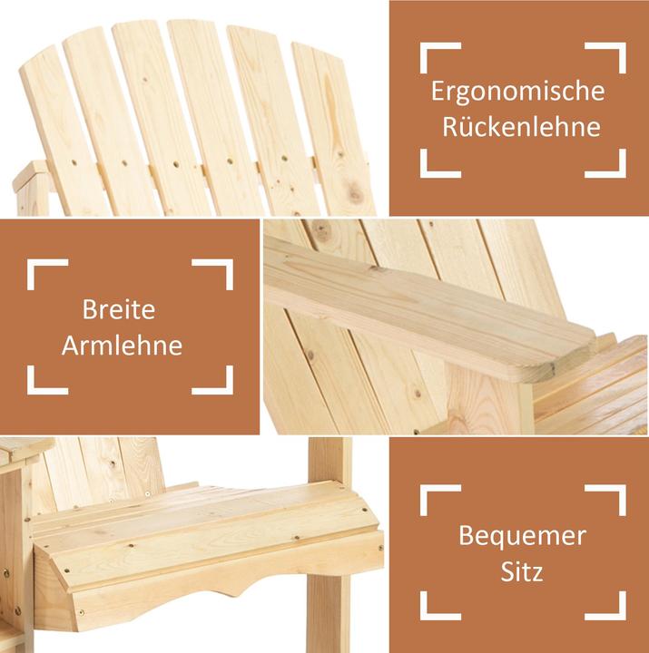 Image du produit Jamb Adirondack Gartenstuhl-Set