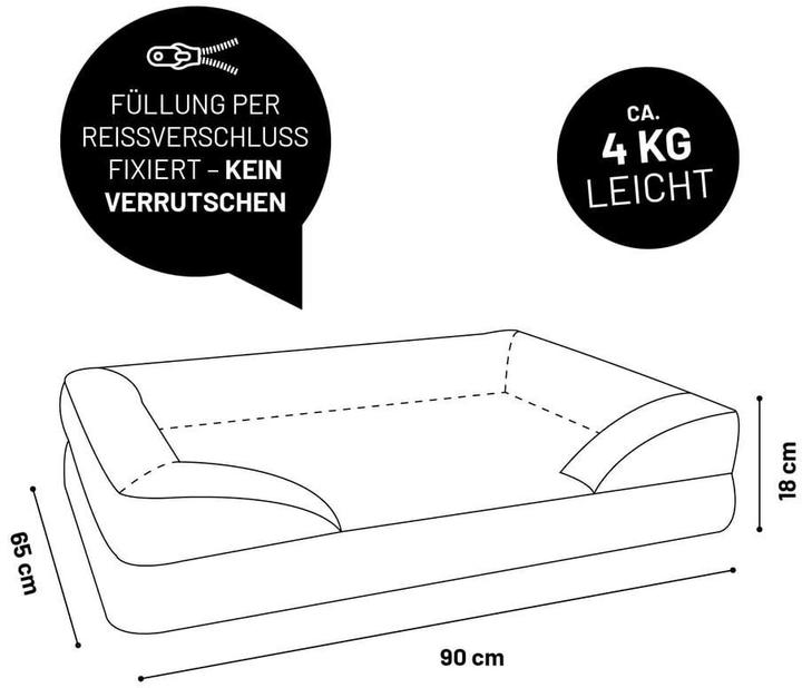 Produktbild Lumaland Hundebett Indoor Cord M (Hund)