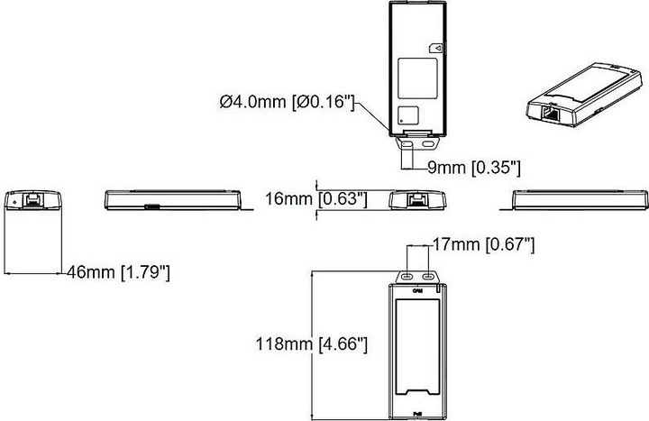 Actual product image Axis P1245 Mk II (1920 x 1080 Pixels)