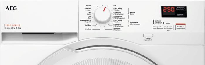 Produktbild AEG TR78AK12B 7000 SensiDryÂ® Warmtepompdroger 8 kg (916 900 192) (8 kg, Rechts, Wechselbar)