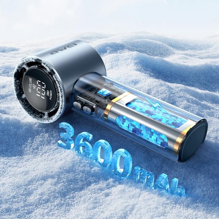 Actual product image Awei Handheld Fan F38 MINI Blue