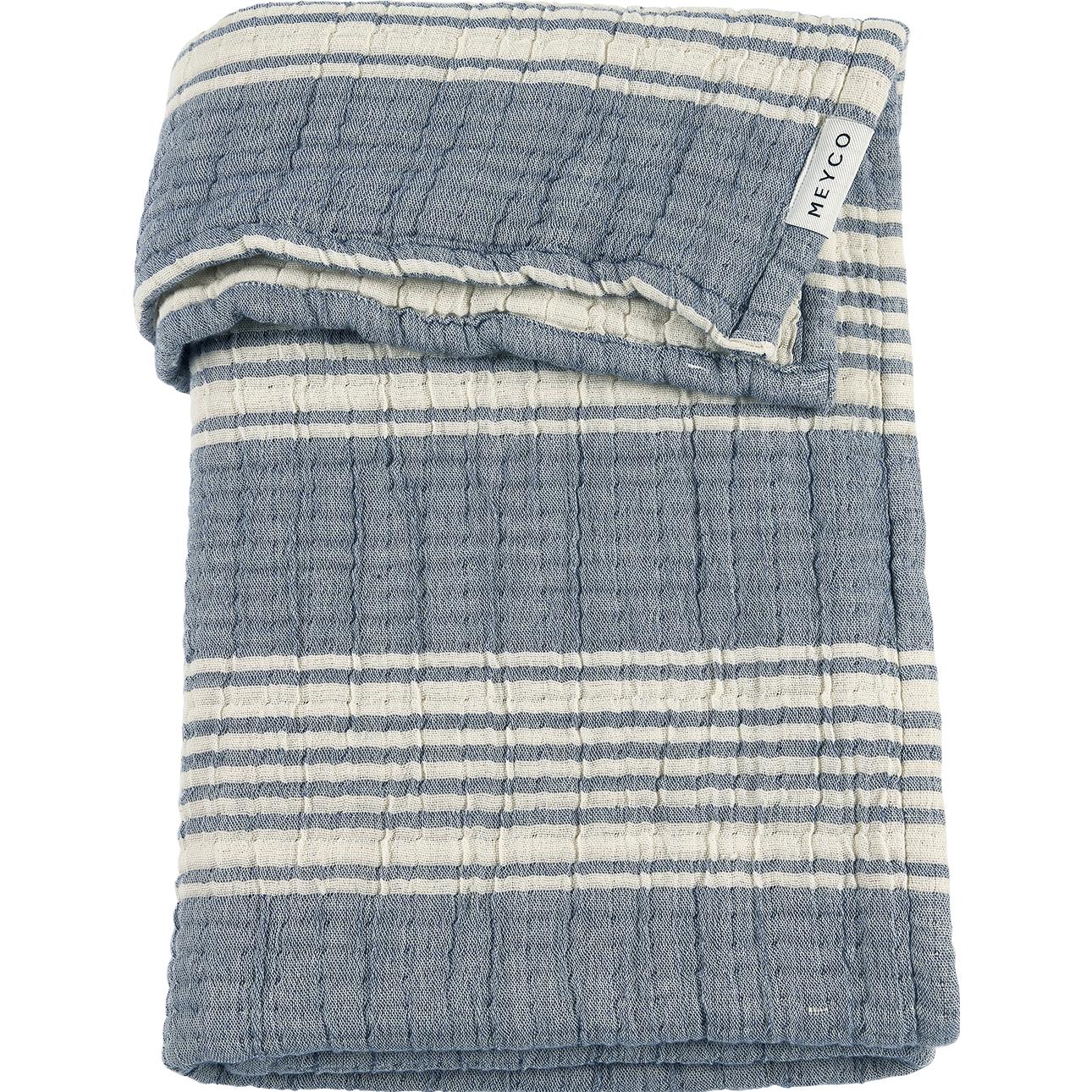 Meyco, Copertina Bebè, Coperta Culla Jacquard Idrofila A Righe