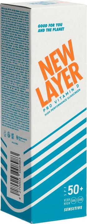 Actual product image New Layer Pro Vitamin D High Performance (Suntan cream, SPF 50+, 200 ml, 252 g)