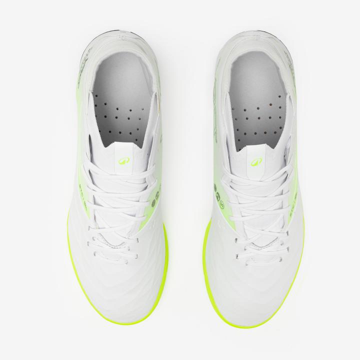 Immagine prodotto Kipsta Damen/Herren Fussball Multinockenschuhe Premium Leder Turf - Viralto IV weiss (45)