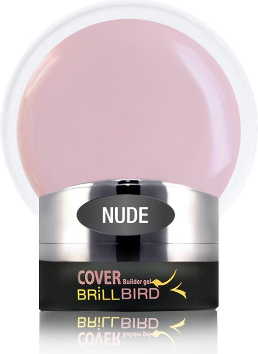 Actual product image BrillBird Cover Nude Builder Gel 15ml (Nude-Builder Gel, Gel-Effect Nail Polish)