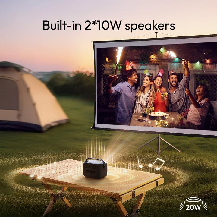 Image du produit Byintek R20 Projector (WXGA, 750 lm)