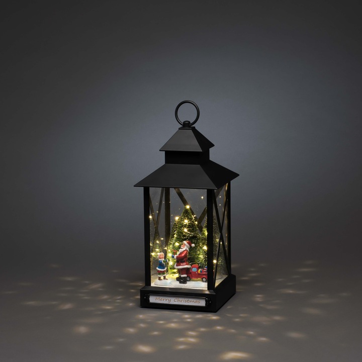 Produktbild Konstsmide LED-Laterne Weihnachtsmann mit Kind 15 x 32 cm