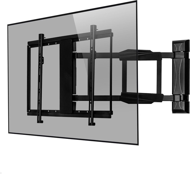 Productafbeelding MonLines mySwing MSM09 elektrische TV-muurbeugel 65-75 inch, zwart (Muur, 75", 55 kg)