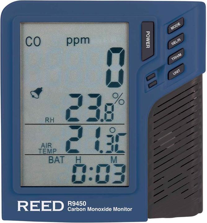 Reed Instruments REED R9450 Carbon Monoxide Meter