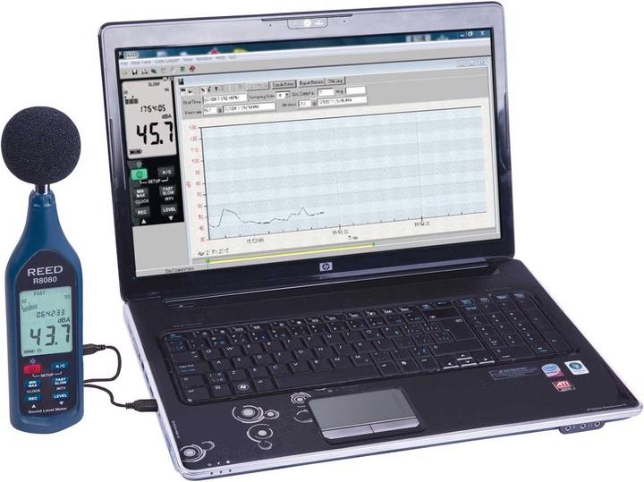 Produktbild Reed Instruments REED R8080 Schallpegelmessgerät mit Data Logger
